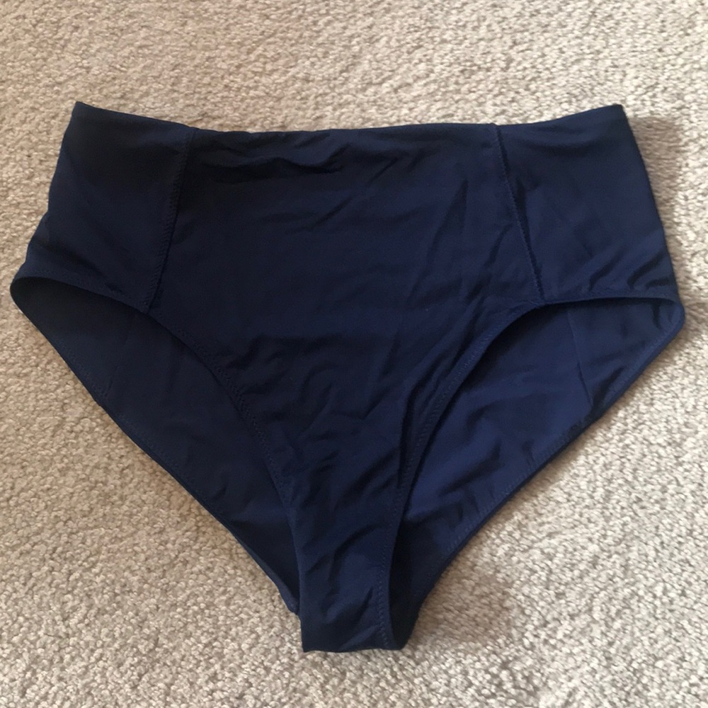 ATHLETA High Waisted Sculpted Bikini Bottom